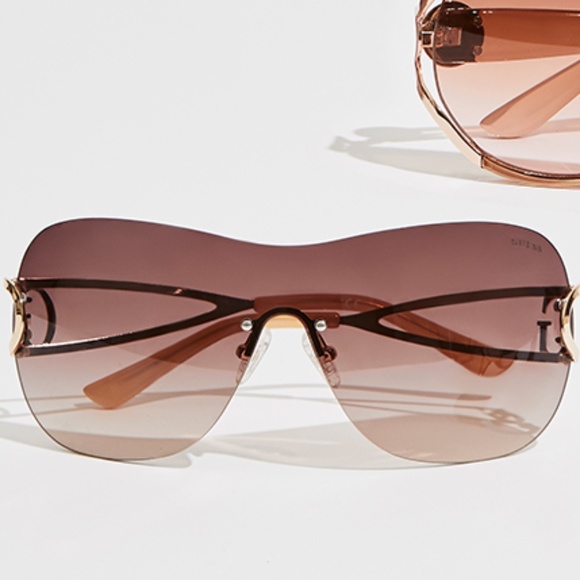Guess | Accessories | Guess Oversized Logo Shield Sunglasses  display picture 1